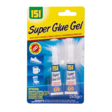 151 Super Glue Gel 2x3g