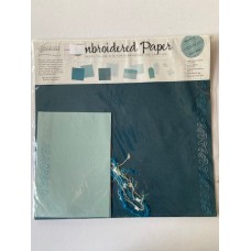Embroidered Papers 12 x 12 Kit