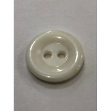 White 26L 2 Hole Button