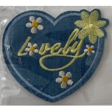 iron on motif Light Jean Heart