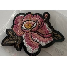 iron on motif Pink Flower 6cm