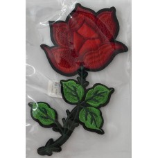 iron on motif Red Rose 16cm
