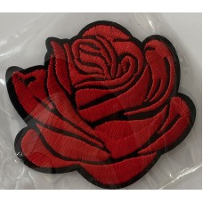 iron on motif Red Rose Head