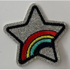 iron on motif Silver Star