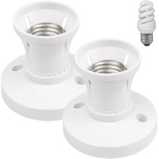 E27 Lamp base Socket 2 Pack