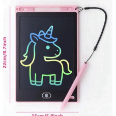 lcd writing tablet for kids pink