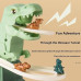 slide track toys dinosaur