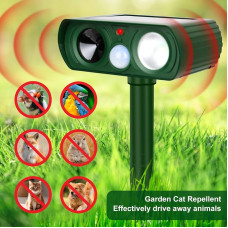 ultrasonic solar animal repeller