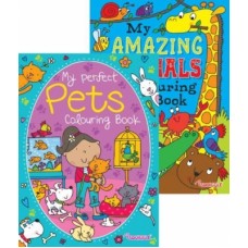 Colouring Book Amazing Animals & Pets