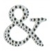 Numbers & Letters Diamante Stickers