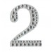 Numbers & Letters Diamante Stickers