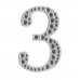 Numbers & Letters Diamante Stickers