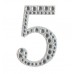 Numbers & Letters Diamante Stickers