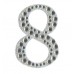 Numbers & Letters Diamante Stickers
