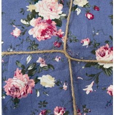 Fat Quarter Blue flowers 002