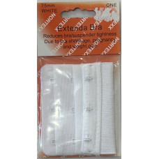 Bra Extender 3 hook 75mm White