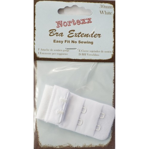 Bra Extender 2 hook 30mm White