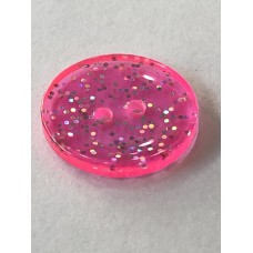 Glitter Pink 24L 15mm Button