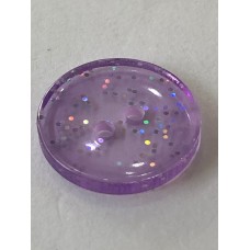 Glitter Lilac 24L 15mm Button