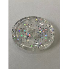 Glitter Clear 24L 15mm Button