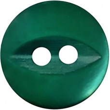 Button Fish Eye Dark Green