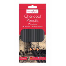 12 Charcoal Artist Pencils