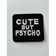iron on motif cute but psycho
