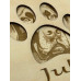 Paw Pic Print Wood 3D