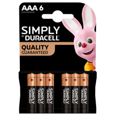 Duracell Batteries AAA LR03 x 6