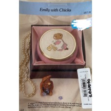 Emily with Chicks Cross Stitch Chart Set