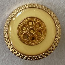 Gold button 7742