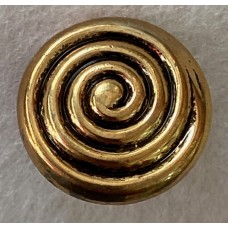 Gold button 7756