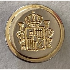 Gold button 7757