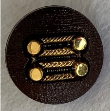 Gold button 7772