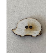 Wooden Hedgehog Button