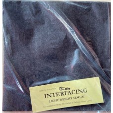 Light Weight Sew-in Interfacing Black