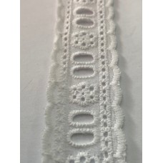 Knitting in Lace White/Cotton