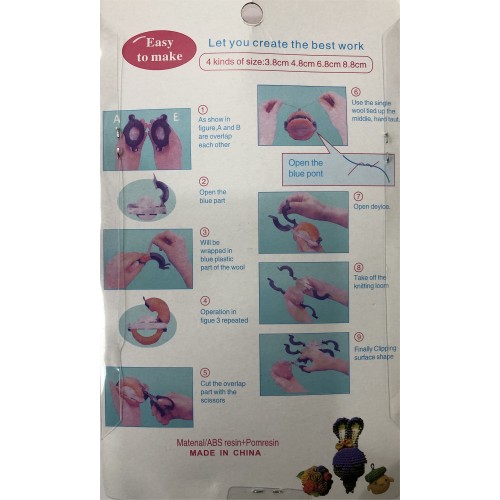 Knitting Loom Pom Pom Maker Set