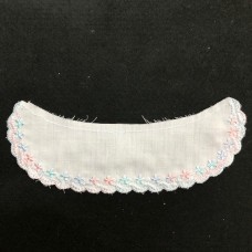 Cotton Lace Collar coloured Flowers