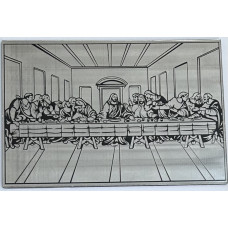 Last Supper Engraved Aluminium Composite Plaque Last Supper Engraved Aluminium Composite Plaque