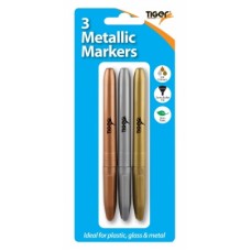 3 Metallic Markers