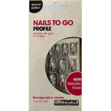 Nails to Go Zebra