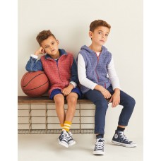FREE KIDS ZIP-UP GILET IN SNUGGLY REPLAY DK