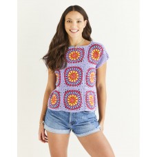 FREE GRANNY TEE IN SIRDAR STORIES DK