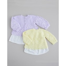 FREE CROCHET TOP & MATINEE JACKET IN SNUGGLY 4PLY