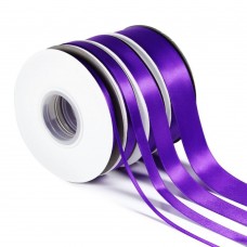 Purple Double Satin Ribbon