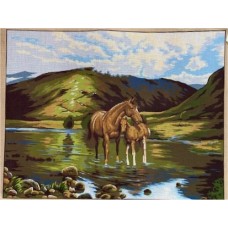 Printed Tapestry Canvas 2374