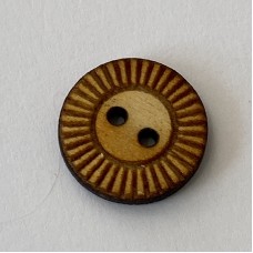 Wooden Chevron button