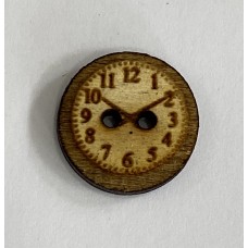 Wooden Clock button