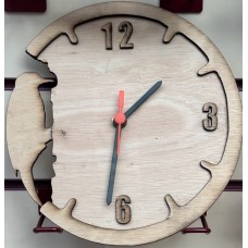 Wood Pecker Clock